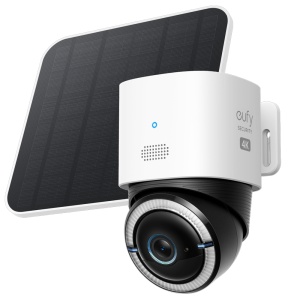 4G LTE House / WiFi Eufy Byanker - 4K | IV 10m | Couleur nocturne complète | IV [% var%] | LED Blanc - Batterie 9400 MAH | Panneau solaire 5W - Carte MicroSD 32 Go incluse - Détection de PIR | AI humain et véhicule - Ajustement pour IP65 à l'extérieur