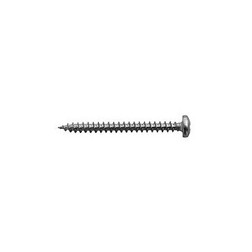 790118 – Silberne Flachkopf-Spanplattenschraube 5,0 x 30 mm, 100 Einheiten