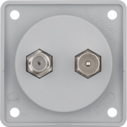 845632506 - Integro - TV/SAT Take, Grey Mate Hager EAN: 4011334331261
