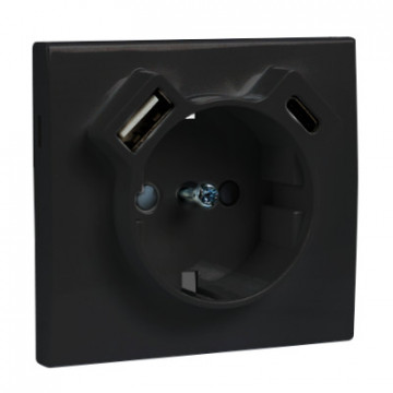 90630 PMS CENTRO P/TONO SCHUKO + USB TIPO A E TIPO C PM 5603011640378