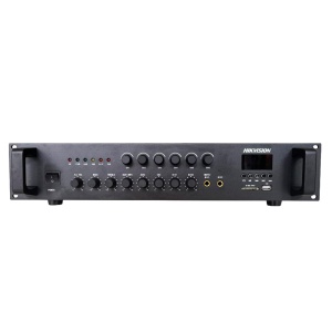 Amplificador analógico - Funcionalidades básicas de mistura - Leitor USB / BT / MIC / RCA - Potência 120 W - Até 6 zonas