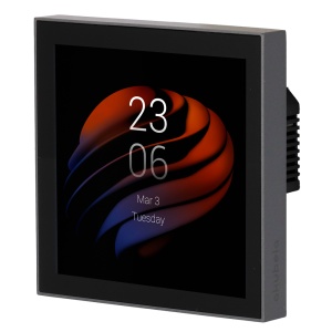Android 10.0-Monitor für die Hausautomation – 4-Zoll-TFT-Bildschirm | Anwendungen von Drittanbietern – Zwei-Wege-Audio | Video-Gegensprechanlagen-Monitor – TCP/IP, WLAN, Bluetooth, ZigBee, KNX, SIP – Umgebungssensoren 2 Relais – Verbindung über die Cloud