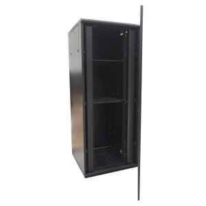 Armário rack para qualquer equipamento de rede - Capacidade para instalar dispositivos de até 42U - Dimensões (largura e profundidade) de 800x800 mm - Suporta cargas muito pesadas de até 800 kg - Com ventilação integrada e passa-cabos organizados - É entr