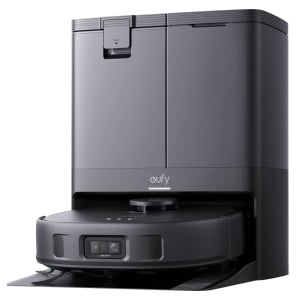 Aspirador robô Eufy da Anker - Potência máxima de 8000 Pa - Depósito 2.5 L Poeira / 3 L Água - Limpeza por pressão / navegação laser iPath - Mapas de vários apartamentos - Amazon Alexa e Assistente Google