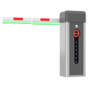 Barreira de estacionamento - Braço reto telescópico (até 6 m) - Abertura à direita | 5.000.000 ciclos - Indicadores LED | Modo de emergência - Apta para Exterior IP54