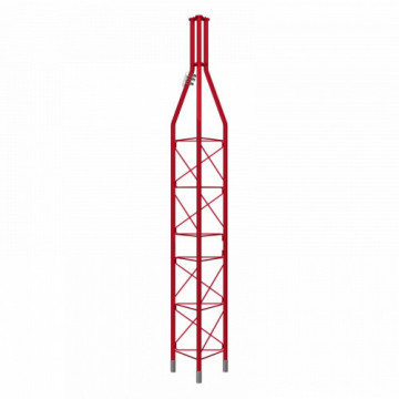 Bastardo Superior Torre 450XL GQ+Rojo 3m (Ømáx mástil 62mm)