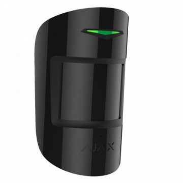 Bewegungsdetektorbox - AJ -combiprotect -B - Einfache Installation - enthält SmartBracket - ABS -Kunststoff - Schwarze Farbe