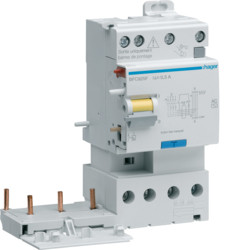 BFC925F - Bloco dif. dupla saída 3P+N 25A 300mA AC HAGER EAN:3250611310525