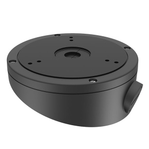 Boîte de connexion - pour les chambres à dôme - apte pour une utilisation en plein air - infligation infligé - passeur de câble - couleur noire