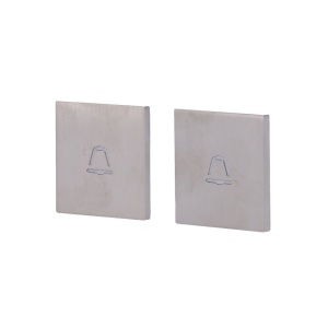 Botoneira de chamada - Adicione 2 botões de chamada - Compatível com DS-KV7413EY-IME2 - Fabricado em ABS