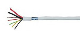 Cable de ALARME 6 Conductores (2X0,50+4X0,22 MM2)