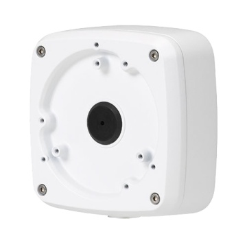 Caixa de conexões - Para câmaras bullet ou domos - Apto para uso exterior - Instalação em tecto ou parede - Passador de cabos - Cor branca 134 (A) x 134 (L) x 51 (A) x [%VAR%] (P) mm