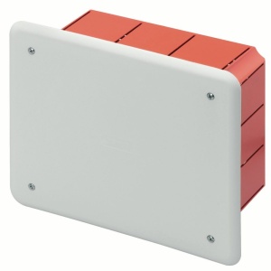 Caixa de derivação de encastrar 48 PT, 160 × 130 × 70 mm