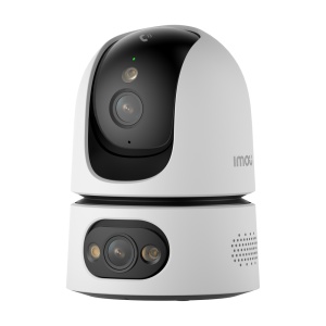 Câmara motorizada Ranger Dual Pro 3+3MP - Wi-fi 6 Dual - Lente Dual 3.6mm / Autotracking / Full Color - Áudio bidirecional / Sirene / Botão de chamada - Deteção de som, de pessoas e de animais de estimação - Apto para interior