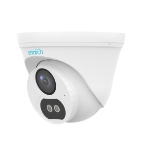 Câmara Turret IP Uniview-Uniarch - 4 MP | Lente 2.8 mm - IV 30 m | DWRD - Detecção do corpo humano - PoE | IP67 - Microfone integrado