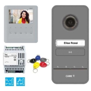 CAME - 8K40CF-033 - KIT VIDEO CORES PLACA LHS ZAMAK IK09 PLX 5" Wi-Fi 5" Polegadas