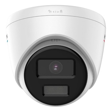 Caméra de la tourelle IP Hikvision - Gama Value - 4 MP | Objectif 2,8 mm | Microphone incorporé - IV 30 m | WDR 120 dB | ColorVu - Poe | H.265 + | IP67 | DET. Moviento 2.0 - Web, logiciel CMS, smartphone et NVR