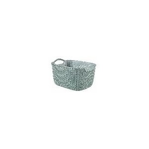 Cesta Knit Rectangular S ~8L Azul bruma