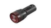 CLC02R3 - Sinalizador LED com campainha, vermelho, 12V AC/DC OMNIUM ELECTRIC