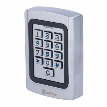 Control de acceso autónomo - Acceso poner tarjeta EM, Alfiler e Aplicación - Salida de relé, botón de presión e campana - Wiegand 26 e Wifi | Control de veces - Tuya Elegante Aplicación a gestión remoto e apertura - Adaptar a exterior IP68