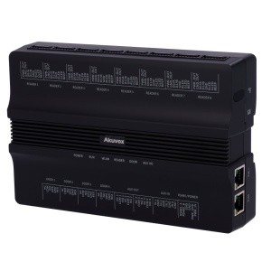 Controlador de Acesso PoE - Cartão, QR e PIN - 100.000 utilizadores | 200.000 registos - 8 leitores por Wiegand | 8 leitores por OSDP - Relé para 4 portas | Wi-Fi e LTE - Ligação através da Nuvem | Saídas 12V