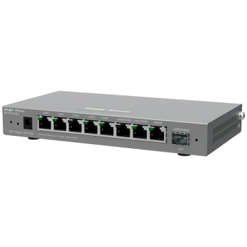 Controlador Manejable Reyee Enrutador - 8 Puertas RJ45 10/100 /1000 Mbps - 1 puerto SFP Lan/Pálido - Apoyo hasta 4 Pálido a faito ou balance - Hasta 600 Mbps de ancho de banda - Servidor VPN IPsec, L2TP, PPTP, OpenVPN