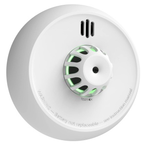 Detector de fuego térmico autónomo X-Sentido - Conexión ao Centro SBS50 a comunicación a través de Aplicación - Permitir para conectarse detectores 50 na mismo red - Duración da batería 10 años (No reemplazable) - Alarma sonido 85 dB a 3m - Certificado EN 14604