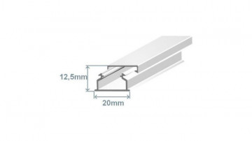 EFAPEL – 10030CBR Dachrinne 20 x 12,5 weiß – 5603011030162