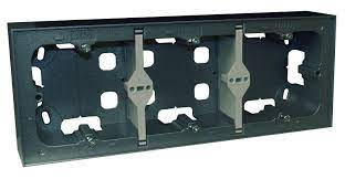 EFAPEL - 10995APM CAXTA CAXT TRIPLE LOGUS 90 Black Mate - 5603011615949
