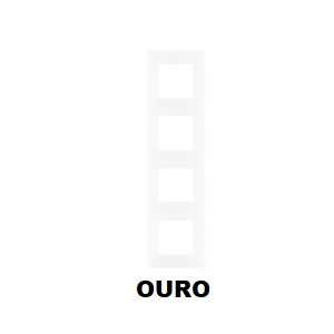 Efapel - 42940or Miroir quadruple doré - 5603011643140