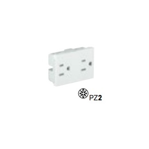 EFAPEL - 45147SVM Double Tom America 2p+T 127V 15A w/Obt 3mód VM - 5603011612085