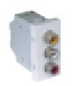 Efapel - 45580sge RCA/Stereo/Video Plot - 1 Mód Ice - 5603011620202