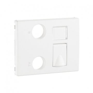 EFAPEL - 70774TMF CENT TOM MISTA R-TV-RJ45/R-TV-RJ45-FO MARFIM - 5603011572846