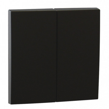 EFAPEL - 90611TPM TECLA DUPLA PRETA MATE - 5603011605926