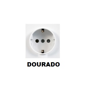 EFAPEL - 90643TDU CENT P/ TOM SCHUKO METER D40 C/ OBT DOURADO - 5603011613587