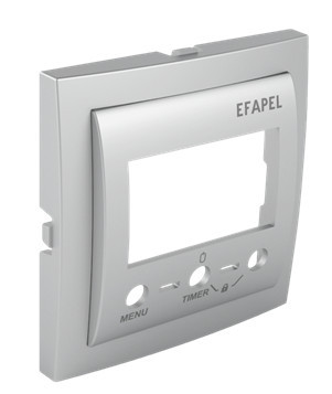 EFAPEL - 90749TAL CENTRO P/TERMOSTATO MULTIFUNCIONAL ALUMINA - 5603011634834