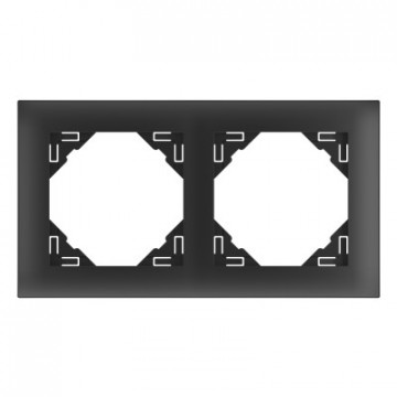 EFAPEL - 90920TPM DOUBLE MIRROR BLACK MATE - 5603011606596