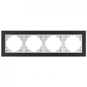EFAPEL - 90940TPA Mirror Vierfache Schwarzkollege/Alumina - 5603011607784