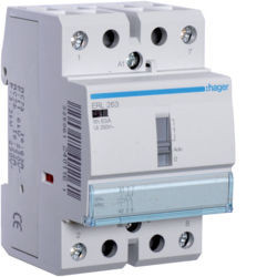 ERL263 - Contactor c/cmdo manual 63A, 2NA, 12V 3M HAGER EAN:3250612401161
