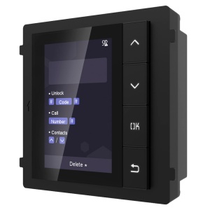 Erweiterungsmodul – 3,5-Zoll-TFT-Display – Navigationspanel – Speicherung von 500 Kontakten – Geeignet für den Außenbereich IP65 – Modularer Aufbau