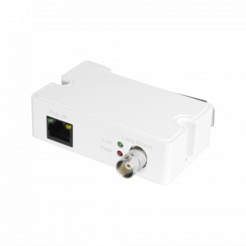 Extensor EoC Branded - Ethernet por cabo coaxial - Activo | Específico ePoE - Receptor compatível com gama LR1002 - Permite transmitir 1 canal IP - Distância máxima 1000 m