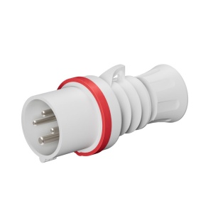 Ficha móvel, IP44/IP54, 3P+T, 16 A, 400 V, 6 h