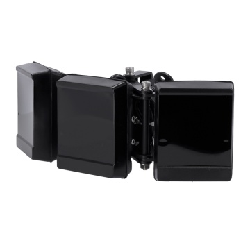Focus infrarouge sur la plage de 100 ~ 160m - 850 nm d'éclairage LED - 18 lampes LED IR - faisceau Ouverture 15 ° ~ 45º - Intensité et limite réglables - IP66 imperméable, IK10