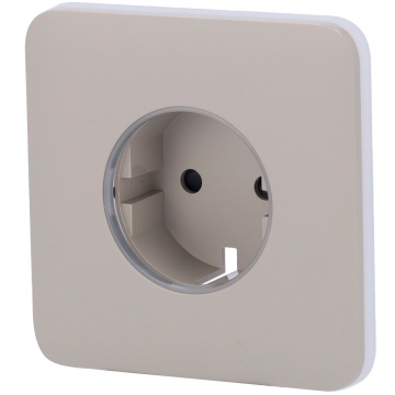 FRONT PROTECTION FOR SMART FICHE TYPE TYPE - AJ -OUTLETCORE -SMART COMPATIBLE - TALL POWER AND POWER CONSUMPTION LED INDICATOR - TACKET MANUAL CONTROL - FEEDBACK LED - Oil color