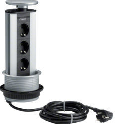 G7043lan - Encastr., 3xschuko Hager EAN: 4012740887021