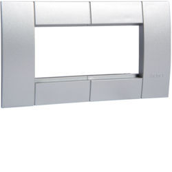 GT452AU - Sup. Double apar. 45 mm BRAP, Hager en aluminium: 4012740213967