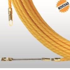 Guide de câble monofil hélicoïdal. Astuce Inter. Jaune 5,2 m / m 60mt.