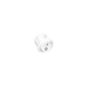 Handschalter mit EIN/AUS-Funktion 12VDC / 230V AC 6A - Weiß