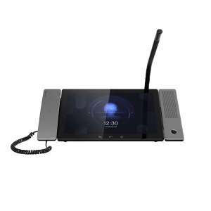 Hauptmonitor für Video-Gegensprechanlagen – 10,1-Zoll-IPS-Touchscreen – Omnidirektionales Audio – TCP/IP, SIP | 2 Relaisausgänge – MicroSD-Steckplatz bis zu 128 GB – Telefon für Kommunikation