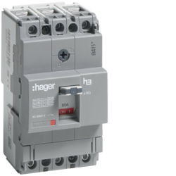 HDA080L - Criador x160 TM 3P-3D 80A 18kA HAGER Ean:3250613136550